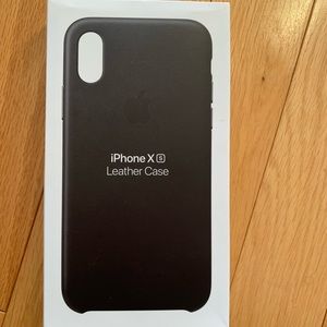 Apple iPhone XS leather case